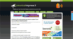 Desktop Screenshot of comunicatimprese.it